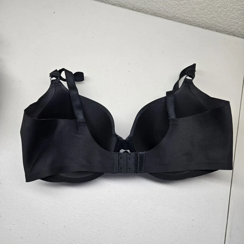 Warner's Women‎ Bra 36D Black Padded Underwire Adjustable Straps